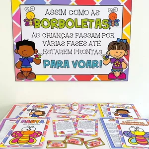 Imagem de capa para o Ebook KIT REUNIÃO DE PAIS - BORBOLETAS 