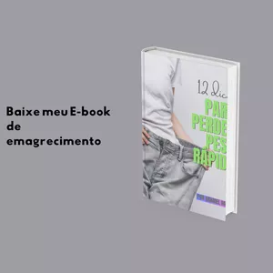 Imagem de capa para o Ebook 12 dicas para perder peso rápido