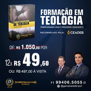 Imagem de capa para o Curso online Formação em Teologia - Nível Avançado Completo - IGB