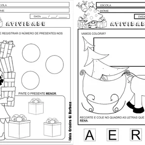 Imagem de capa para o Ebook CADERNO DE ATIVIDADES PROJETO NATAL