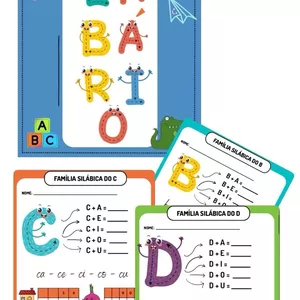 Imagem de capa para o Curso online Silabário detalhado para alfabetização - 19 ATIVIDADES