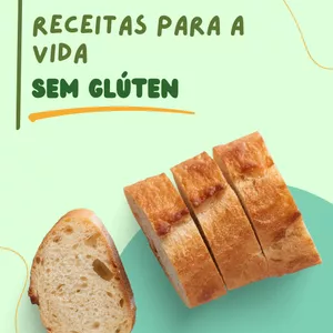 Imagem de capa para o Ebook Receitas para a vida Sem Glúten