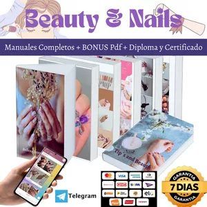 Imagen de portada para Ebook KIT 37 LIBROS: Guía Completa de Uñas Acrílicas: Técnicas + Diseños Profesionales + Introducción a Cosmetología y Dermatología + BONUS Curso de Maquillaje, Cosmética Natural y Elaboración de Velas Artesanales + Certificado &amp; Diploma de Participación
