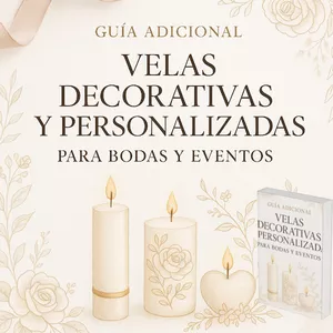 Imagen de portada para Ebook Guía Extra: "Velas Decorativas y Personalizadas para Bodas y Eventos"