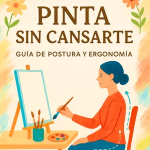 Imagen de portada para Ebook Pinta sin Cansarte – Guía de Postura y Ergonomía