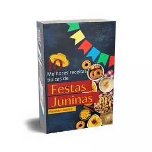 Imagem de capa para o Ebook 10 melhores receitas tipicas de festa junina