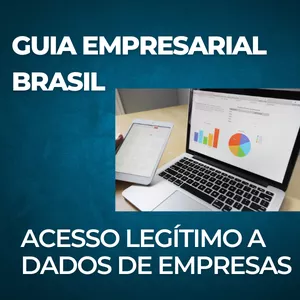 Imagem de capa para o Ebook Guia Empresarial Brasil: Acesso Legítimo a Dados de Empresas