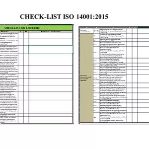 Imagem principal do produto Check List ISO 14001:2015 