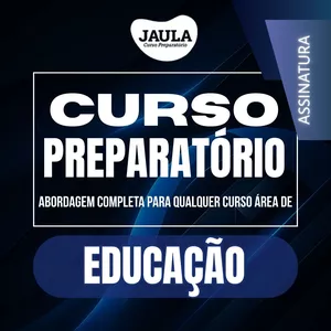 Imagem de capa para o Curso online CURSO PREPARATÓRIO -  EDUCAÇÃO - ASSINATURA