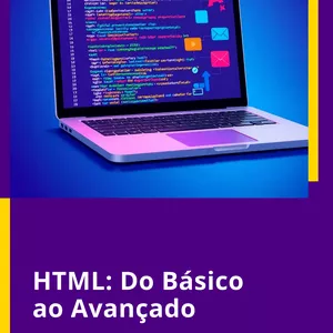 Imagem de capa para o Ebook Domine HTML: O Caminho para se Tornar um Programador de Sucesso