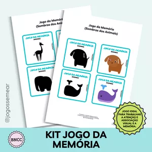 Imagem de capa para o Ebook KIT JOGO DA MEMÓRIA (FIGURAS E SOMBRAS)