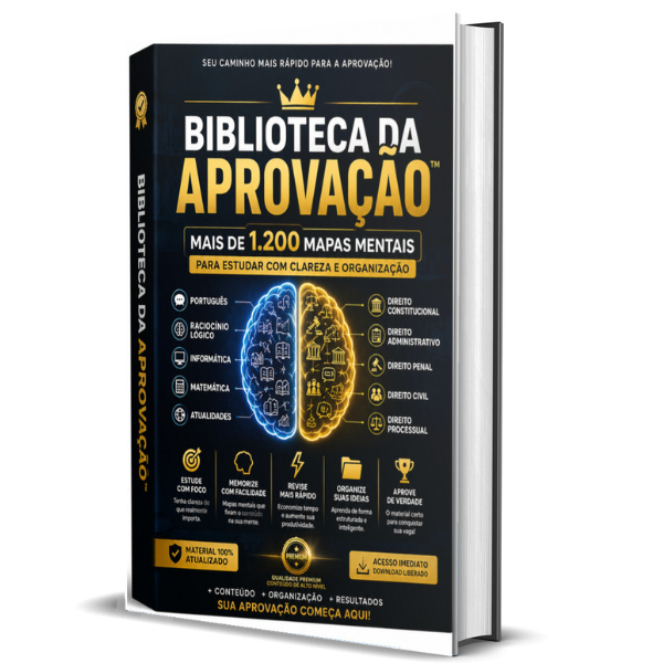 Biblioteca Elite dos Concursos™ +1.200 Mapas Mentais - Todas as Matérias para Concursos Públicos >