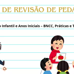 Imagem de capa para o Ebook Fichas de Revisão de Pedagogia – Educação Infantil e Anos Iniciais