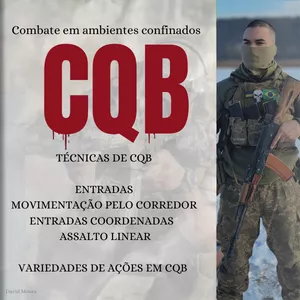 Imagem de capa para o Ebook CQB Combate em ambiente confinado