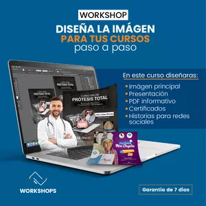 Imagen de portada para Curso online DISEÑA LAS IMAGENES PARA TUS CURSOS PASO A PASO 