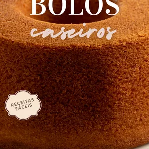 Imagem de capa para o Ebook eBook Bolos caseiros