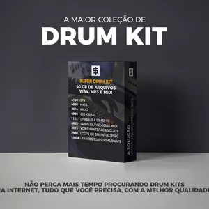 Imagem de capa para o Curso online SUPER DRUM KIT - SAMPLE PACK PRODUÇÃO MUSICAL