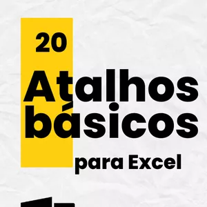 Imagem de capa para o Ebook Atalhos básicos para Excel