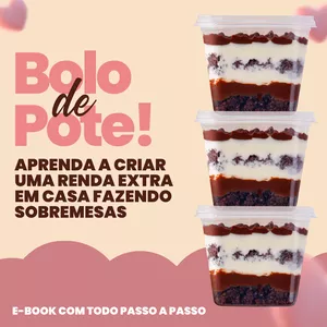 Imagem de capa para o Ebook Bolo de Pote de Sucesso