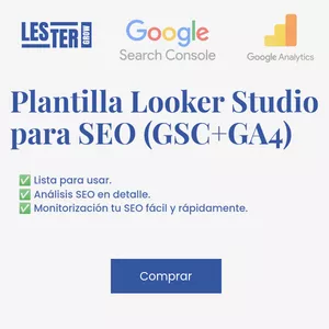 Imagen de portada para Curso online Plantilla Looker Studio SEO (Google Search Console + GA4)