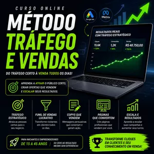Imagem de Método Tráfego e Vendas criado por Foco Implacável na hotmart