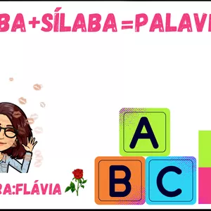 Imagem de capa para o Ebook Aprender e brincar com letras, sílabas e palavras