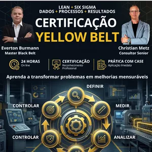Imagem de Certificação Yellow Belt criado por CHRISTIAN METZ CONSULTORIA EMPRESARIAL LTDA na hotmart