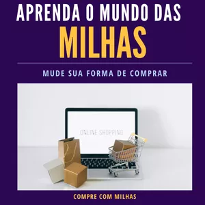 Imagem de capa para o Ebook Aprenda o mundo das milhas - Como utilizar a plataforma Compre com Milhas