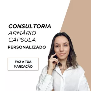 Imagem de capa para o Ebook Consultoria para Mulher - Armário Cápsula 50 peças
