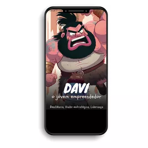 Imagem de capa para o Ebook Davi, o jovem empreendedor