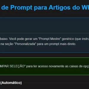 Imagem de capa para o Ebook Gerador Mestre de Prompts: WhatsApp &amp; Business (SEO + E-E-A-T)
