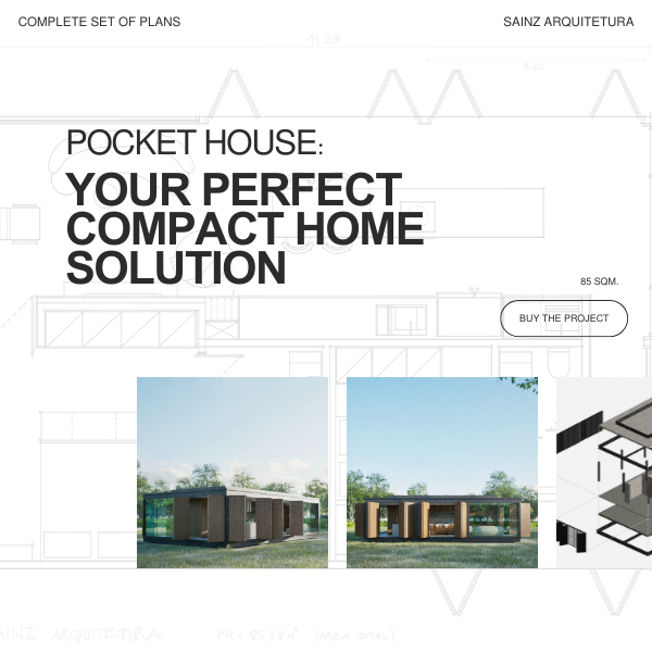 Pocket House: Compact and Sustainable Home Design