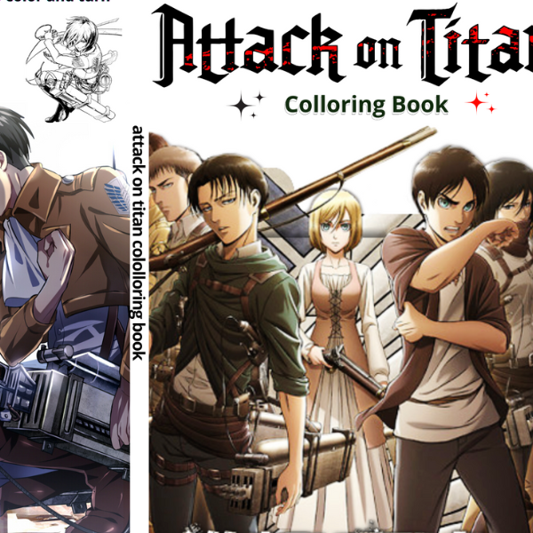 Attack on Titan Coloring Book Edition