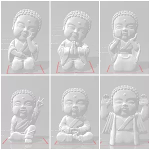 Imagem de capa para o Curso online STL Para Impressão 3D - Baby Buddha (Buda) 6 Formatos