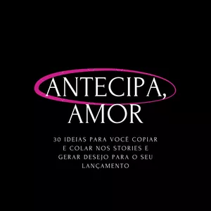 Imagem de capa para o Curso online Antecipa, amor! 