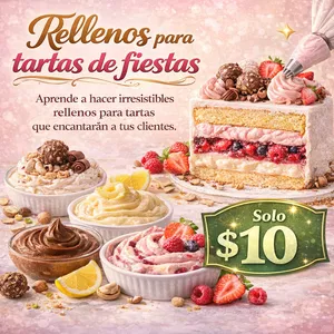 Imagen de portada para Curso online Rellenos para Tartas de Fiestas