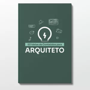 Imagem de capa para o Ebook Guia com 50 Ideias de Conteúdos para Arquiteto