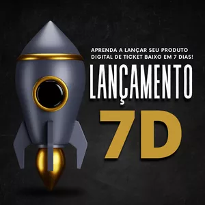 Imagem de capa para o Curso online Lançamento 7D - Passo a passo para lançar seu infoproduto de ticket baixo em 7 dias!