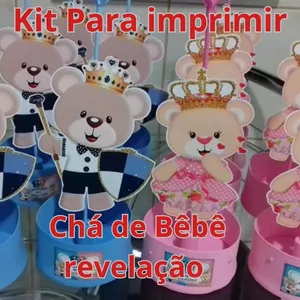 Imagem de capa para o Ebook IMPRESSÃO REVELAÇÃO CHÁ DE BEBE URSINHOS 