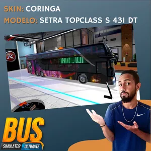 Imagem de capa para o Curso online Skin Coringa - Setra TopClass S 431 DT