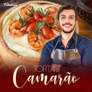 Imagem de capa para o Ebook E-book Torta de camarão 