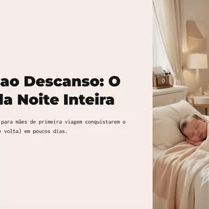 Imagem de capa para o Ebook Como fazer seu bebê dormir a noite toda 