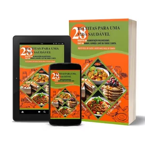 Imagem de capa para o Ebook 28 Receitas para uma Vida Saudável