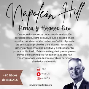 Imagen de portada para Curso online Vibra Manifestadora Napoleón Hill