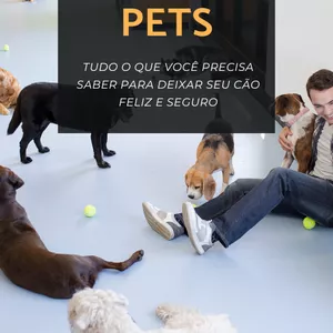 Imagem de capa para o Ebook Creche para pets: Tudo o que Você Precisa Saber para Deixar seu Cão Feliz e Seguro