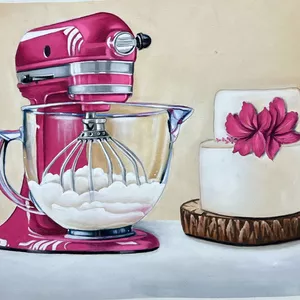 Imagem do curso Batedeira Rosa e Bolo