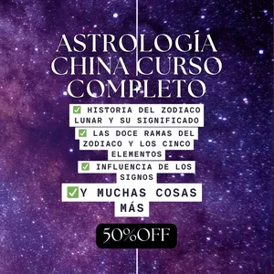 Imagen de portada para Ebook Astrología china curso completo