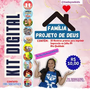 Imagem de capa para o Ebook Família projeto de Deus- História Bíblica