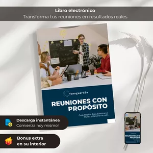 Imagen de portada para Ebook Reuniones con propósito: Guía práctica para convocar reuniones productivas