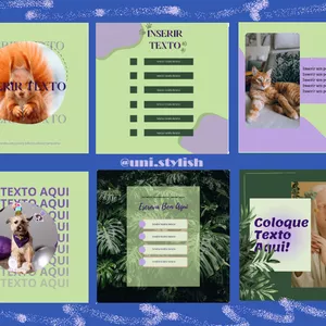Imagem de capa para o Curso online Pack templates Lavanda/menta